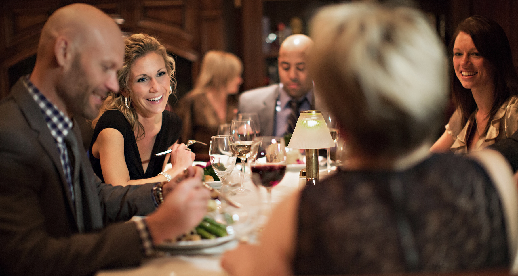 Jag's Steak and Seafood's Private dining space.