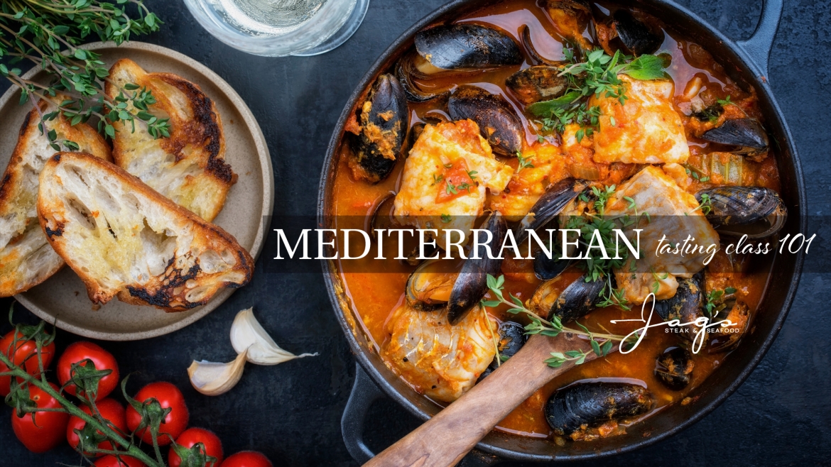 Jag's Steak and Seafood is hosting a Mediterranean Tasting class on March 28