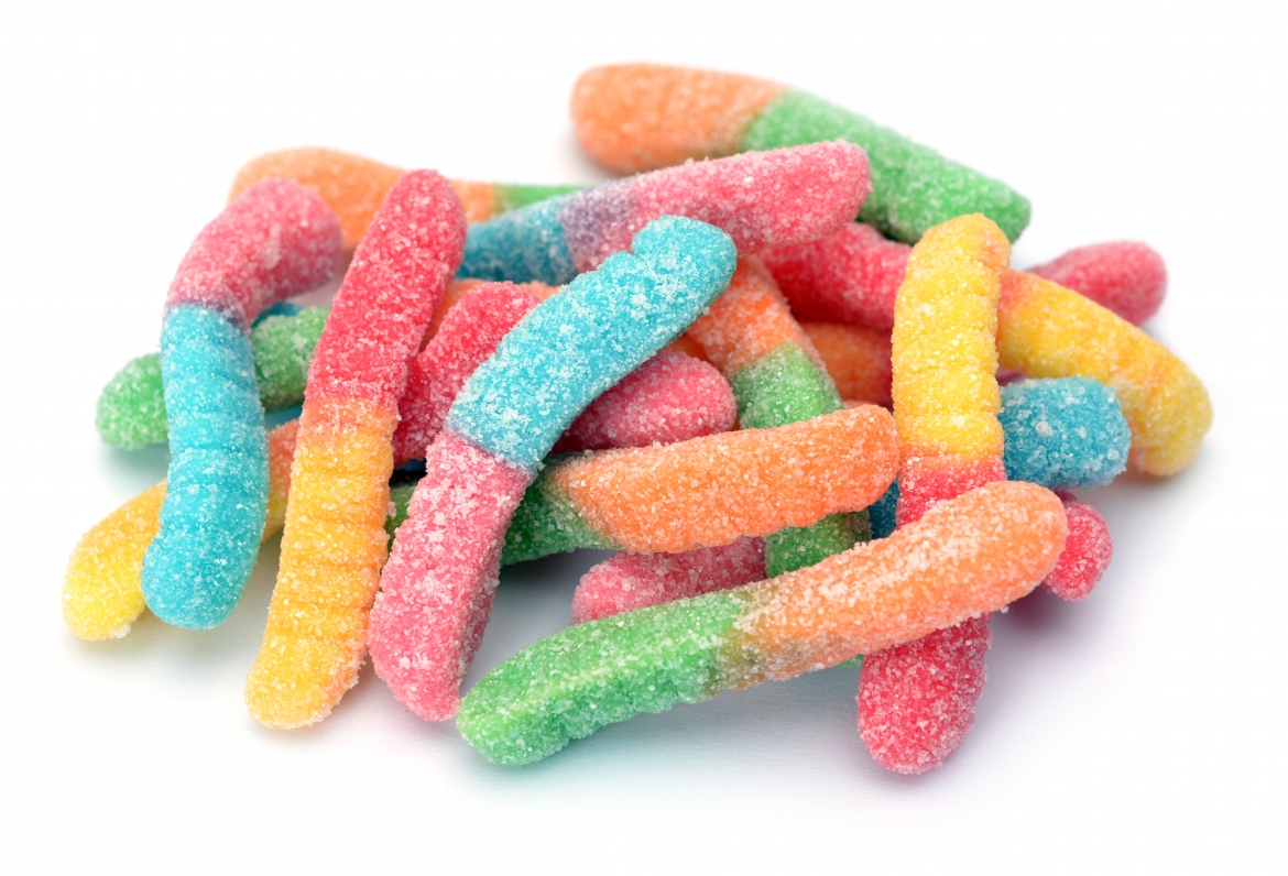 Sour Gummy Worms and Sauvignon Blanc