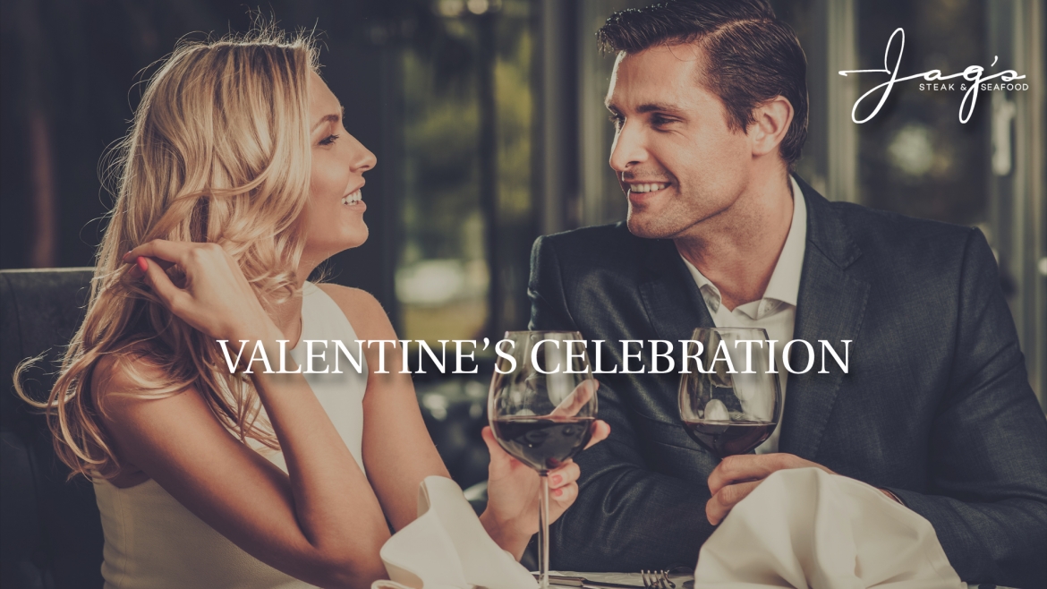 Valentine's Day at Jags. A special prix-fixe menu for a romantic evening